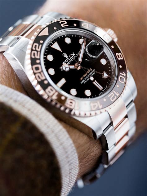 rolex gmt-master ii ref. 126711chnr|126710blnr bob watches bidirectional.